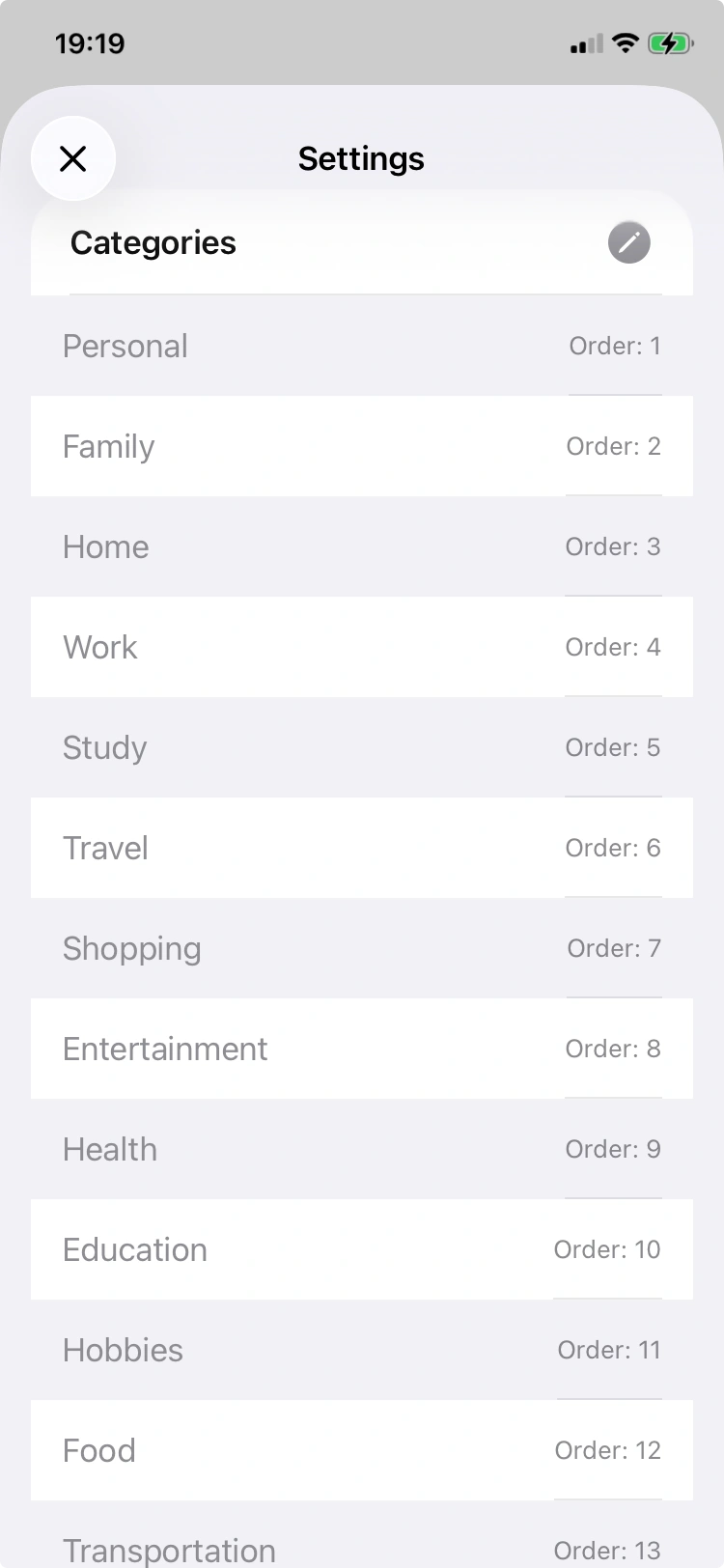 Categories order goes ascending in v1.1+